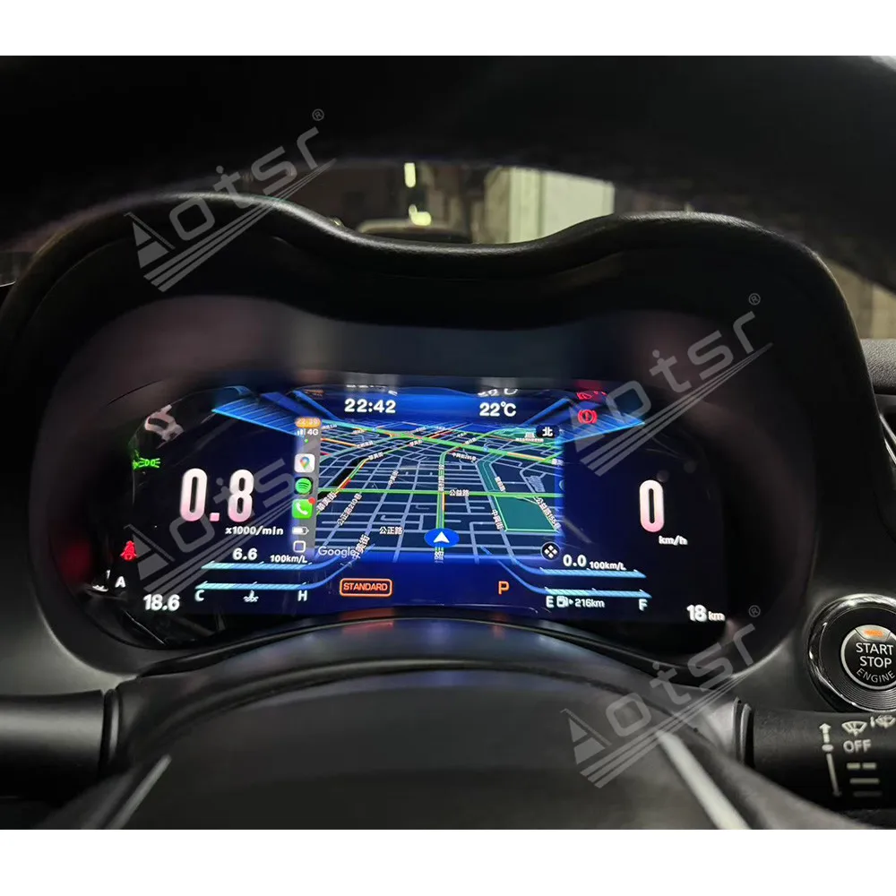 For Infiniti Q50 Q50L Q60 2014~2022 Wireless carplay Speed Meter LCD Cluster Instrument Panel Multimedia Player Dashboard