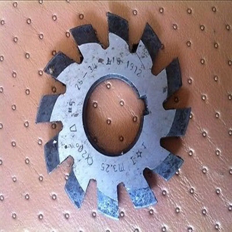 Set 8Pcs Module 3.25 PA20 Bore27 1#2#3#4#5#6#7#8# Involute Gear Cutters M3.25