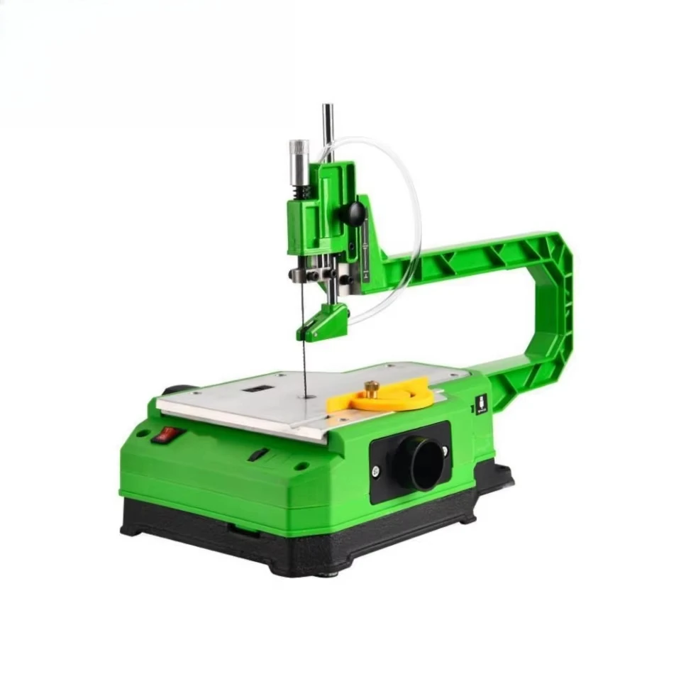 

Mini Desktop Scroll Saw Precision Benchtop Jig Saw for Woodworking DIY Craft Variable Speed Compact Curve Cutting Tool