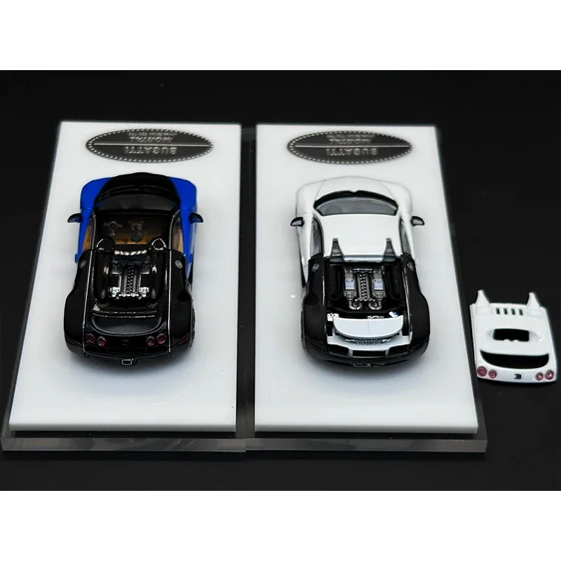 Mortal 1:64 Veyron Ceramic Pattern Diecast Diorama Car Model Collection Miniature Toy