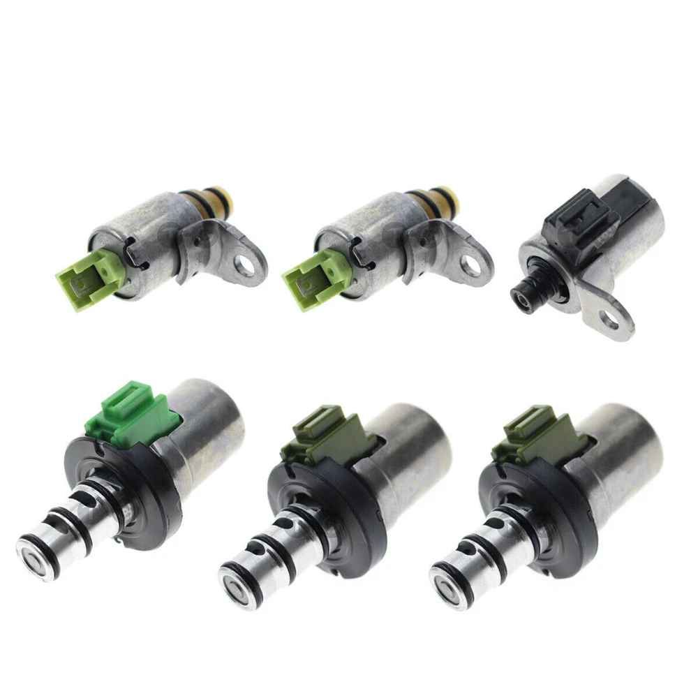 6pcs 48420K-R 4F27E Transmission Control Valve Solenoid For Mazda 2 3 5 6 CX-7 MPV