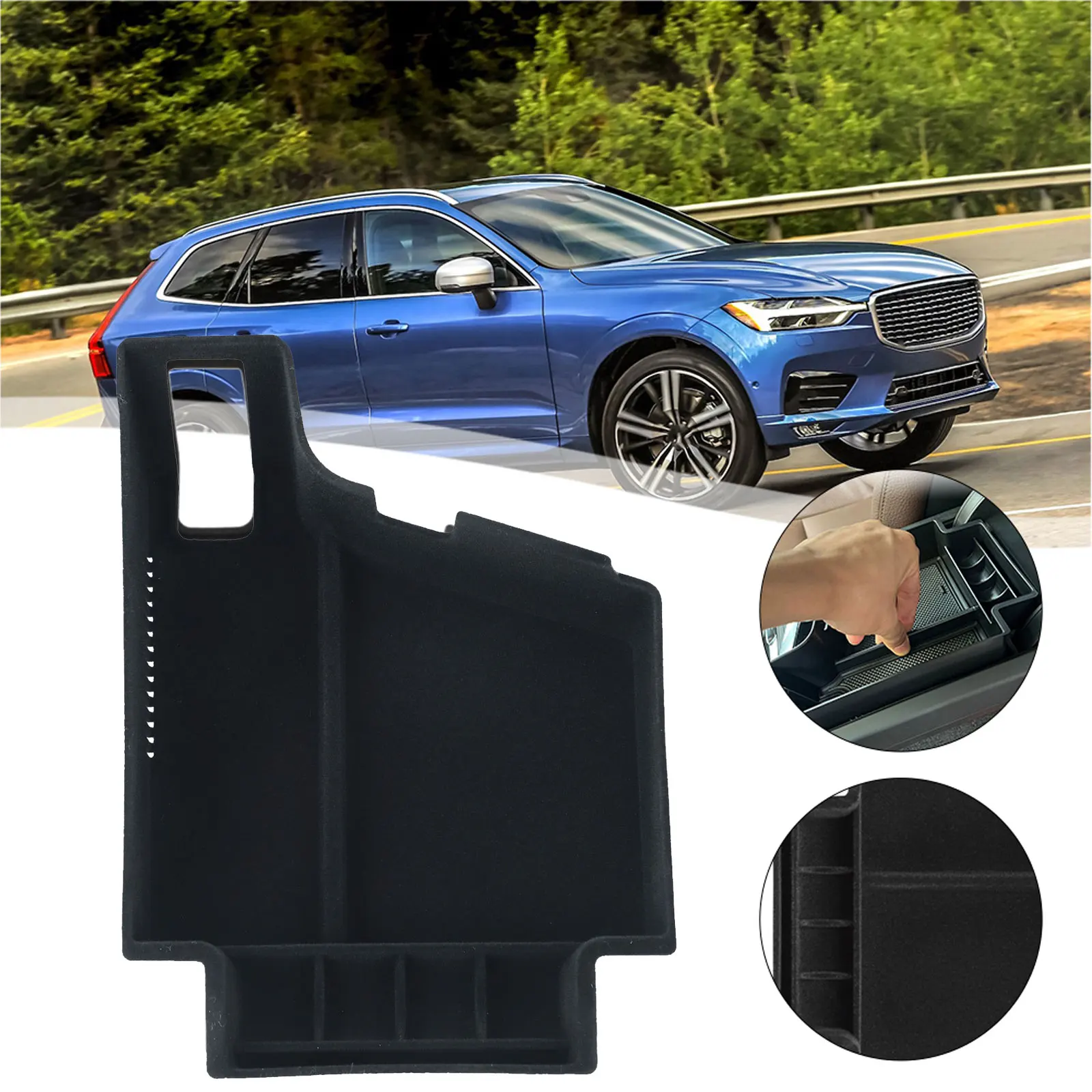 Vehicle Storage Armrest Box Car Interior Easy Installation Fashionable Design For Volvo S60 As Shown In The Figure