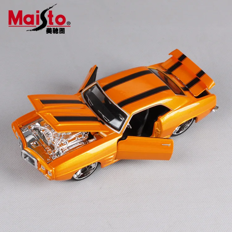 Collectible 1:24 Die Cast Static Car Modles 1/24 Simulation Alloy Car mkd3 PONTIAC 1969 Modified Edition Muscle Sports Car