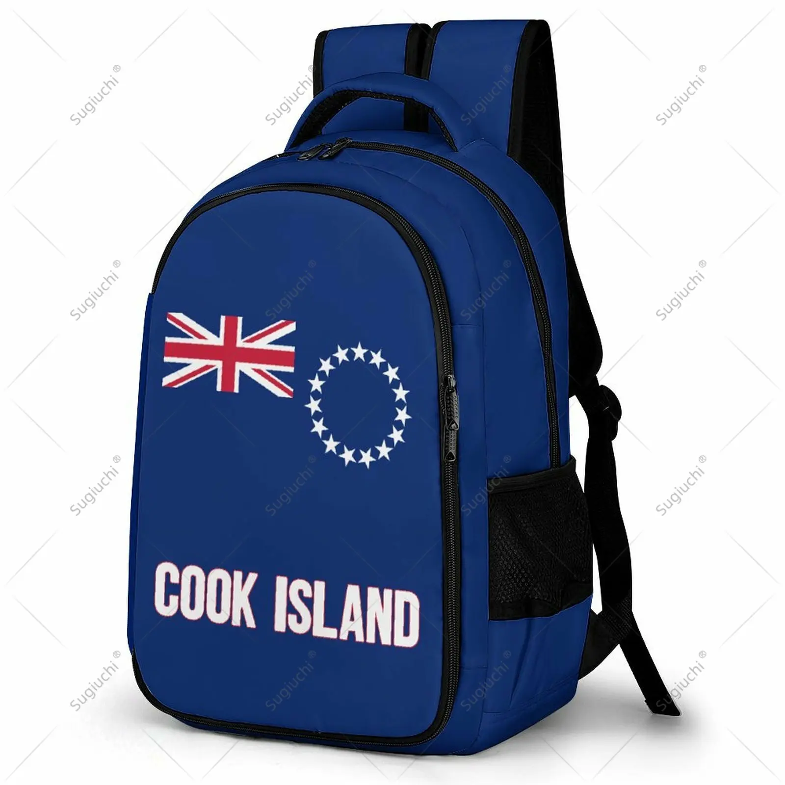 Backpack Cook Islands Flag Student Schoolbag Smart Business Travel Leisure Backpack Laptop Back Pack Office Work Bag