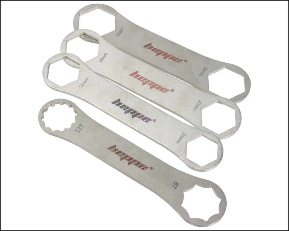 HEPPE Bike Gabel Schulter Wrench Fahrrad Gabel Reparatur Werkzeug Gabel Kappe Spanner 8-12T/24/26/27/28/30/32mm für XCR XCT XCM ST RST – Detail 5