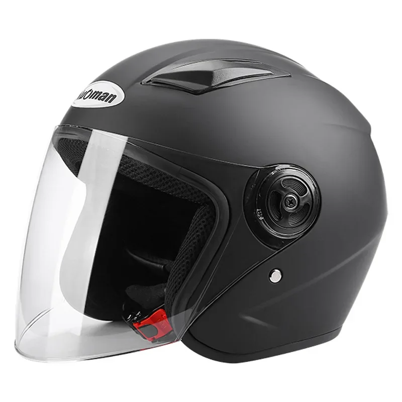 Nuoman Battery Motorcycle Electric Bicycle Anti-fall and Comfortable Riding Half Helmet Unisex Spring and Autumn Safety Helmet