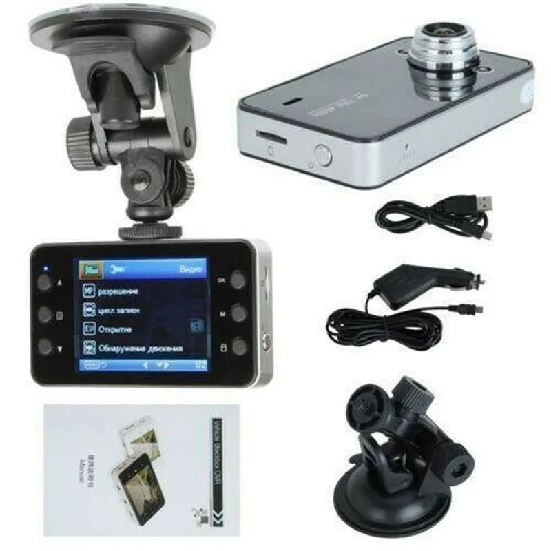 

K6000 1080P Full HD Dash Cam W/ IR Night Vision Loop Recording Car Camcorder Motion Detection Vehicle DVR 140 Degree Angle View