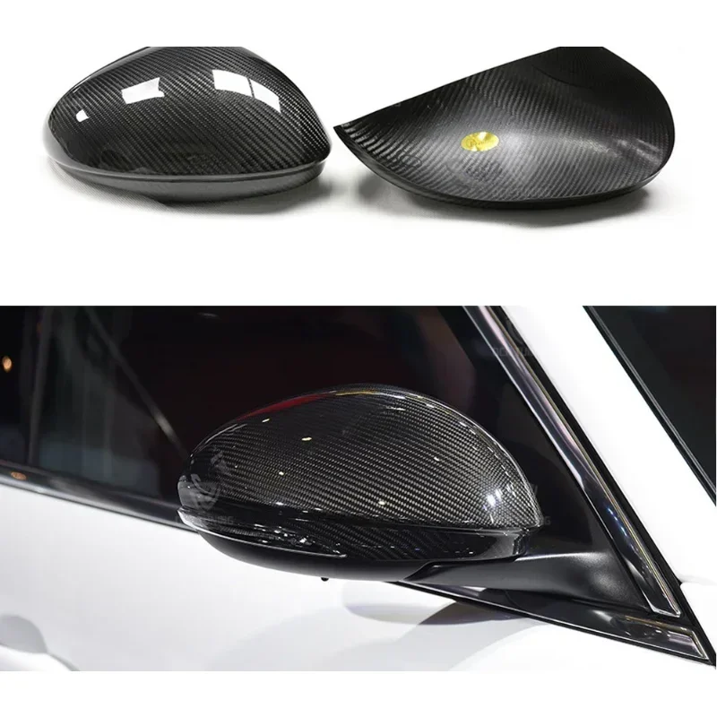 Hot Selling And Popular High Quality Dry Carbon Fiber Mirror Cover Add On Housing Casing