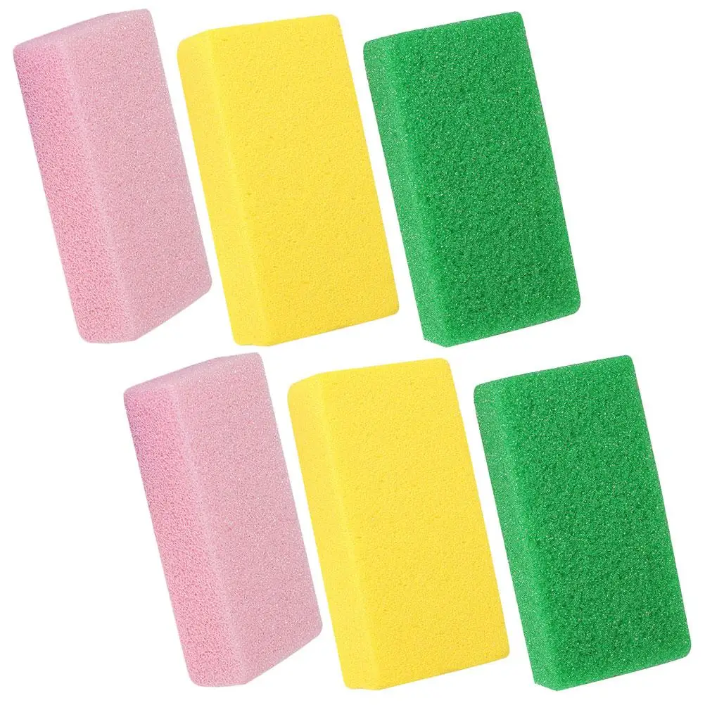 

6 Pcs Foot Scrubber Tools Ergonomic Handle Removes Dead Skin Calluses Reusable Washable Foot File Pumice Stone for Feet