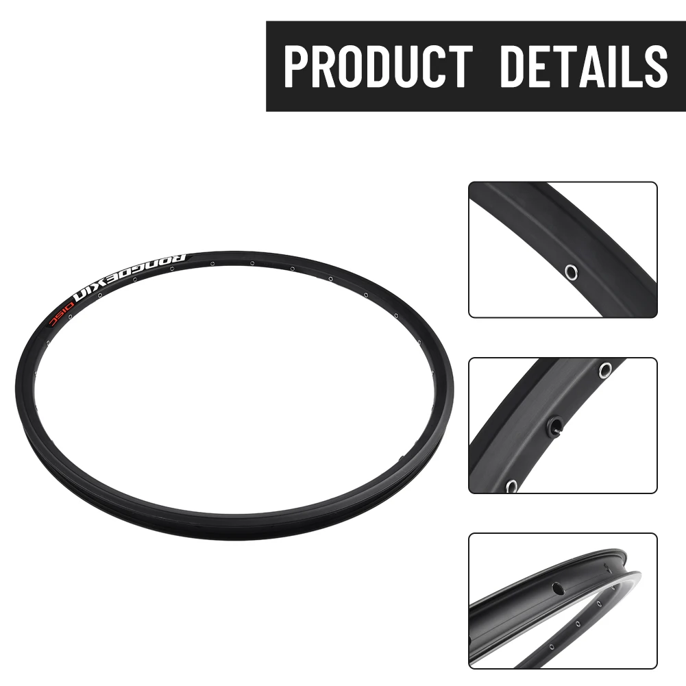 

26-дюймовый обод колеса для горного велосипеда, двухслойный обод дискового тормоза, подходит для шин 26*1 5~26*2 125, варианты нескольких отверстий