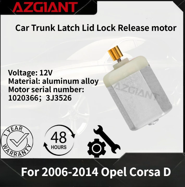 

For 2006-2014 Opel Corsa D Car Trunk Latch Lid Lock Release motor Brand New high-quality replacement parts Auto Accessories OEM