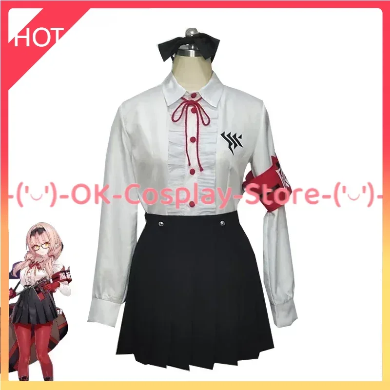 

[Custom Made] Himiya Chinatsu Cosplay Costume Game Blue Archive Cosplay Dress Suit Shirt Skirts Halloween Party Uniforms