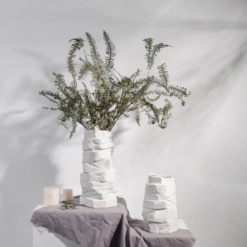 

Ceramic Vases Modern Simple Exquisite Flower Pot Creative Living Room Decoration Morden Flower Arranger Home Decor Light Luxury