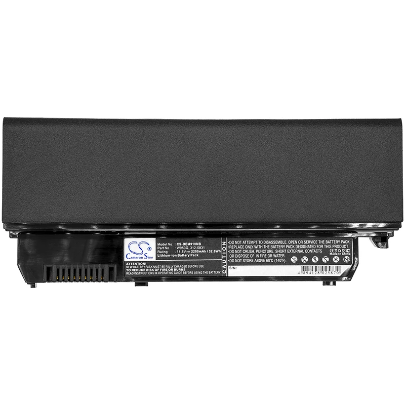 

Li-ion Notebook, Laptop Battery for DELL,14.8v,2200mAh,Inspiron 910 PP39S Mimi 9n Vostro A90n,W953G 312-0831 451-10690 D044H