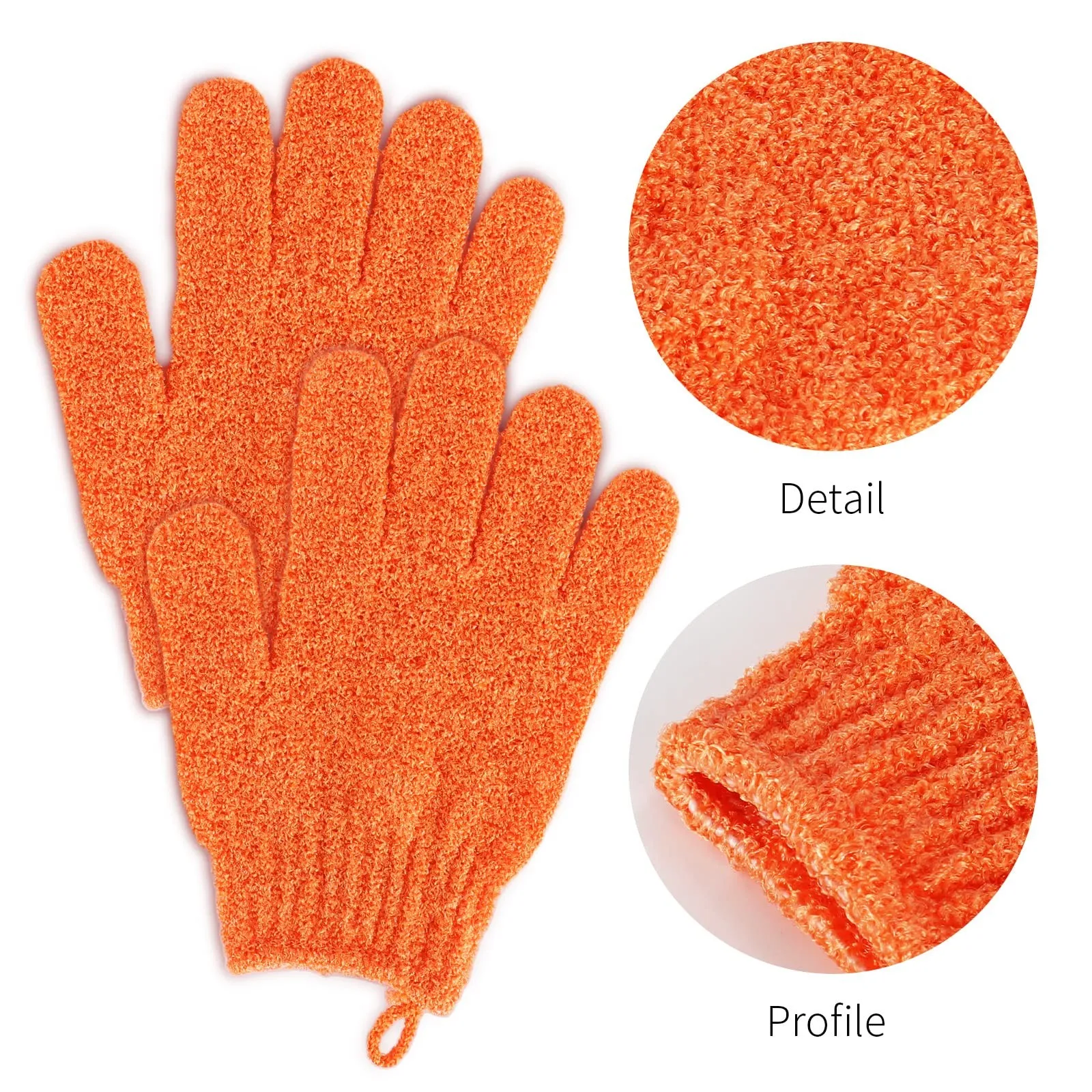 Bath Gloves Massage Clean Skin Tools Five-finger Bath Towel Back Rub