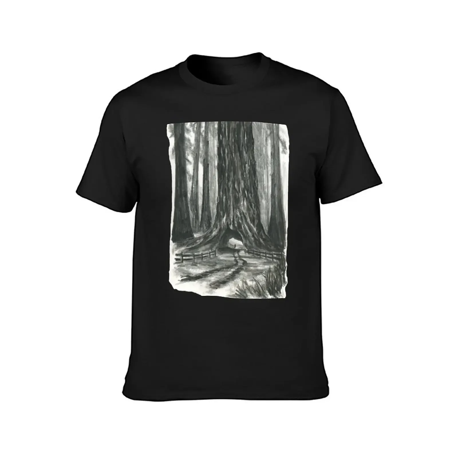 Redwood Graphite T-Shirt man clothes oversizeds mens designer clothes