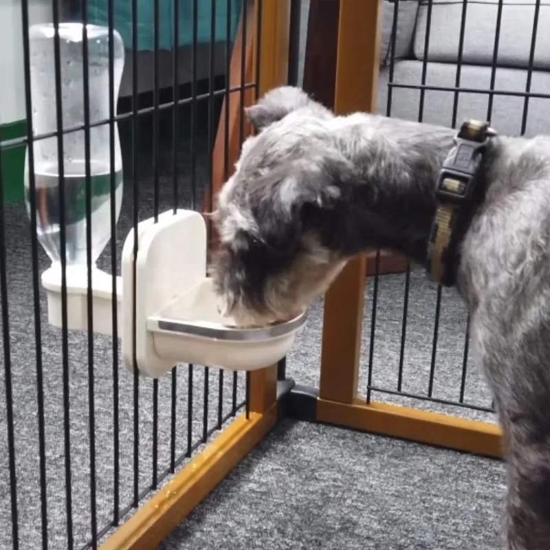 

Easy Clean Durable Filter Water Dispenser Branded Pet Fountain Drinking Water 500ml Water Tank in Cage