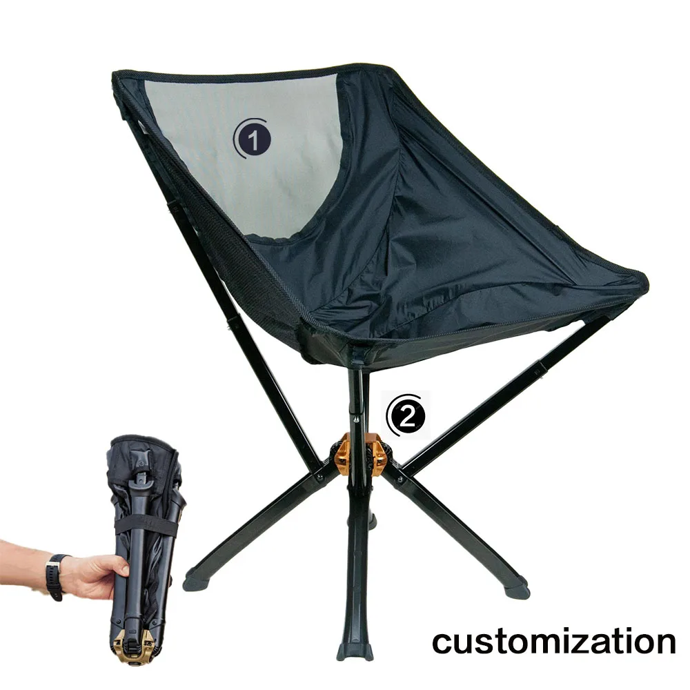 

Customized Lightweight Aluminum Oxford Garden Folding Chair Quick Open Beach Outdoor Camping Chair