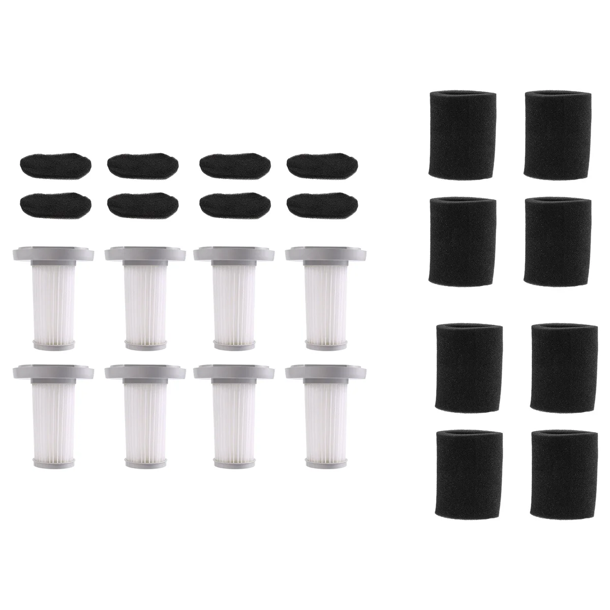 

8Pcs Handheld Vacuum Cleaner Hepa Filter Sponge Filter Kit for Xiaomi Deerma DX700 DX700S Vacuum Spare Part Accessories