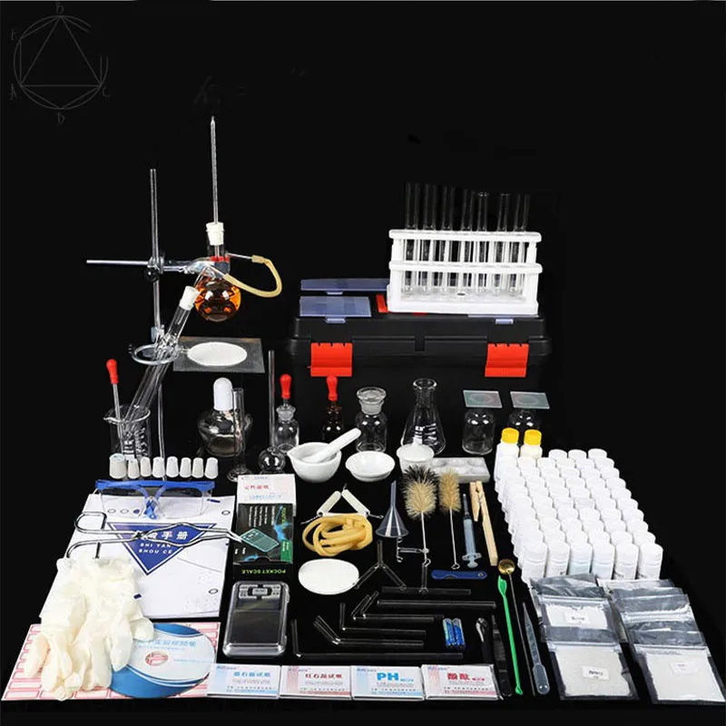 Basic Chemical Experimental Instrument Kit Middle School Chemical Complete Set Lab Apparatus