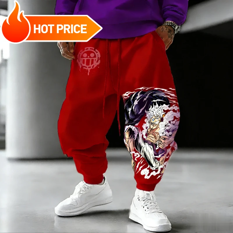 

Луффи аниме цельный Harajuku мужские винтажные зимние спортивные брюки уличная одежда большие женские повседневные леггинсы спортивные штаны унисекс бот