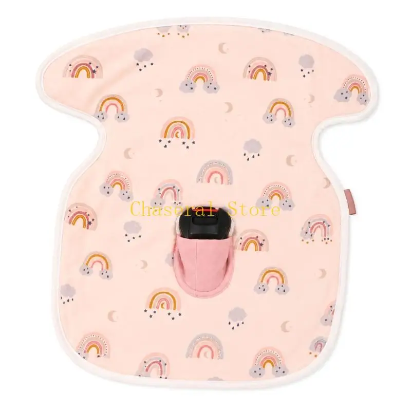 E7CE Toddler Travel Pad with Soft Fabric and Diaper Leak Care