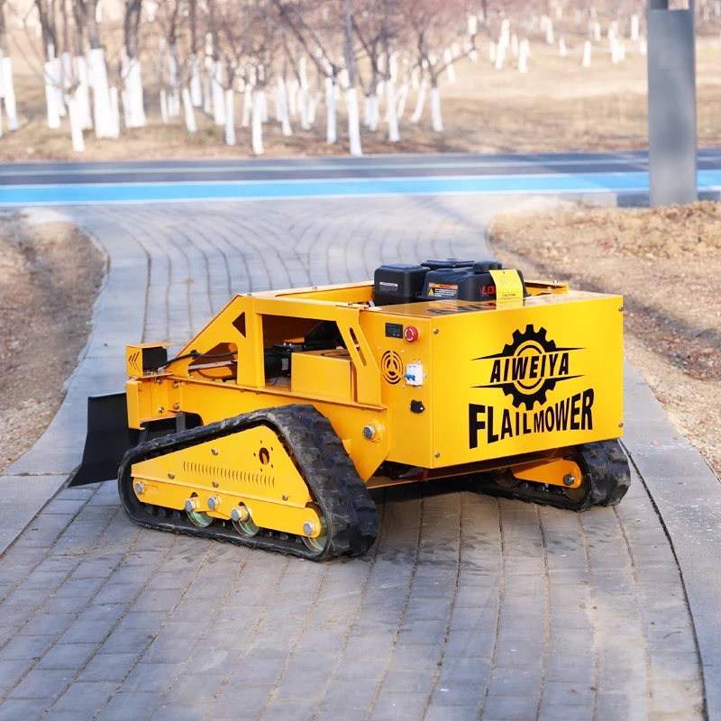 

Робот-газонокосилка с дистанционным управлением для сада и леса, 800мм/1000мм/1200мм, настраиваемый двигатель