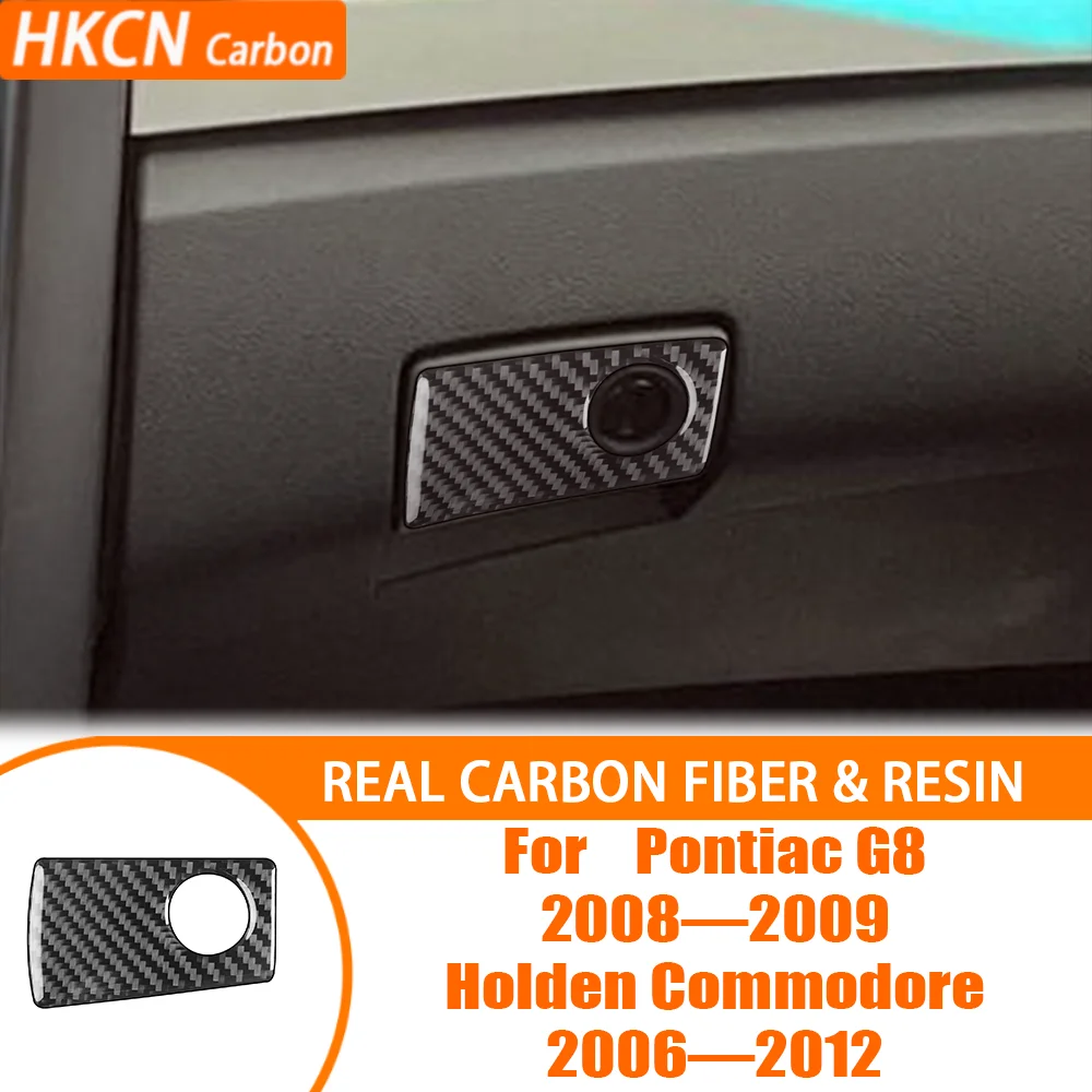 

Для Pontiac G8 08–09 для Holden Commodore 06–12 автомобильные аксессуары из углеродного волокна, ящик для хранения второго пилота, ручка, панель, накладка, наклейка