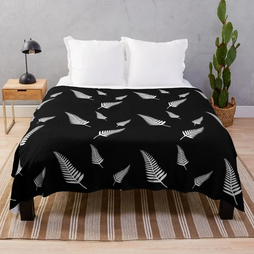 

New Zealand Fern Pattern Throw Blanket Luxury Thicken Bed covers Sofas Sleeping Bag Blankets