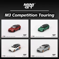 MINIGT 1:64 M3 G81 Competition Touring Green Metallic Diecast Diorama Model Collection Toys 764 776 864