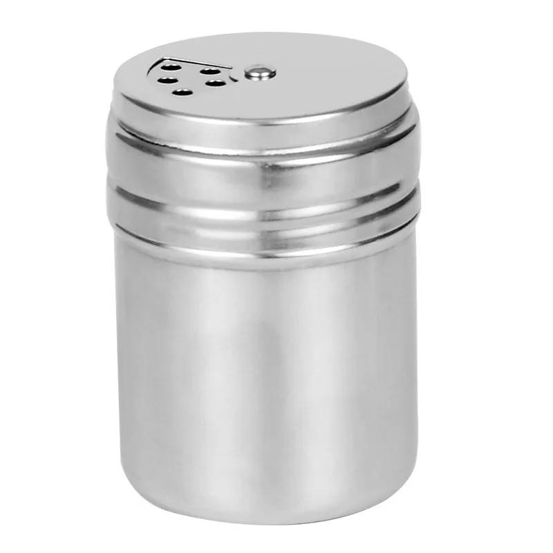 Barbecue Sprinkling Bottle Rotating Seasoning Bottle Stainless Steel Seasoning Tank Box Pepper Bottle Spice Tools Pepper Shakers