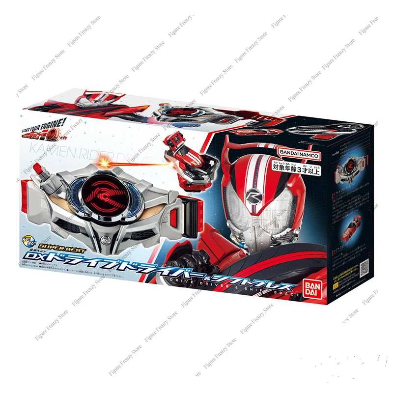 

Spot SaleBandai genuino DX Kamen Rir Drive SUPER BEST Shift pulsera Anime figura acción juguetes molos coleccionables adornos