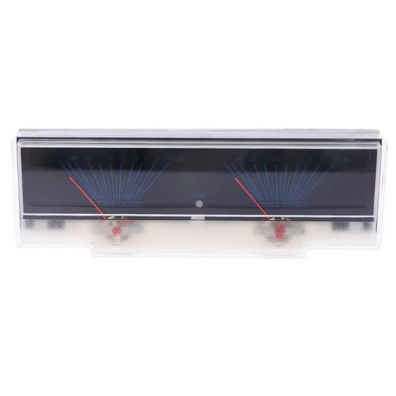 VU Meter Audio Power Amplifier Panel Dual Analog Level DB Meter with BackLight-A56M - view 3