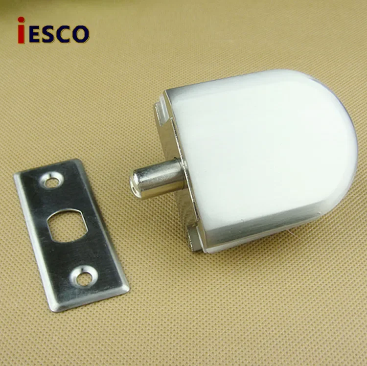 Zinc alloy glass glass door bolt lock central door lock door lock button with glass door