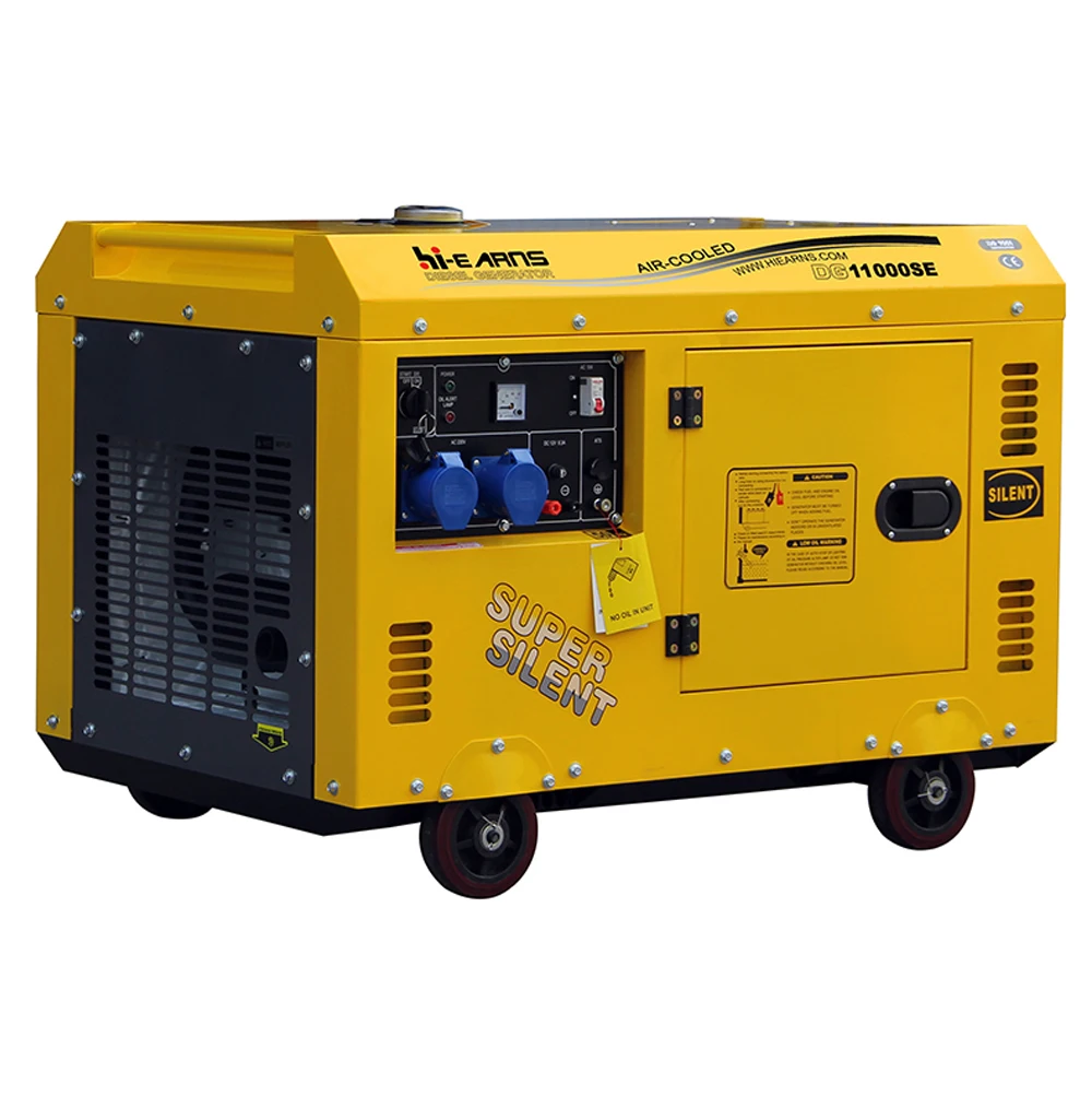 Air-cooled Generator DG11000SE3 Three Phase 198FD Electric Power Generator