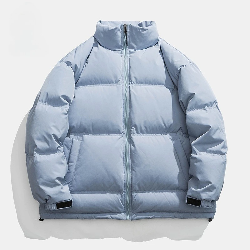 Women's Winter Top Coat Down Jacket White Duck Down Stand-up Collar Simple Comfortable Loose Casual Fashion Soft Niche Versatile