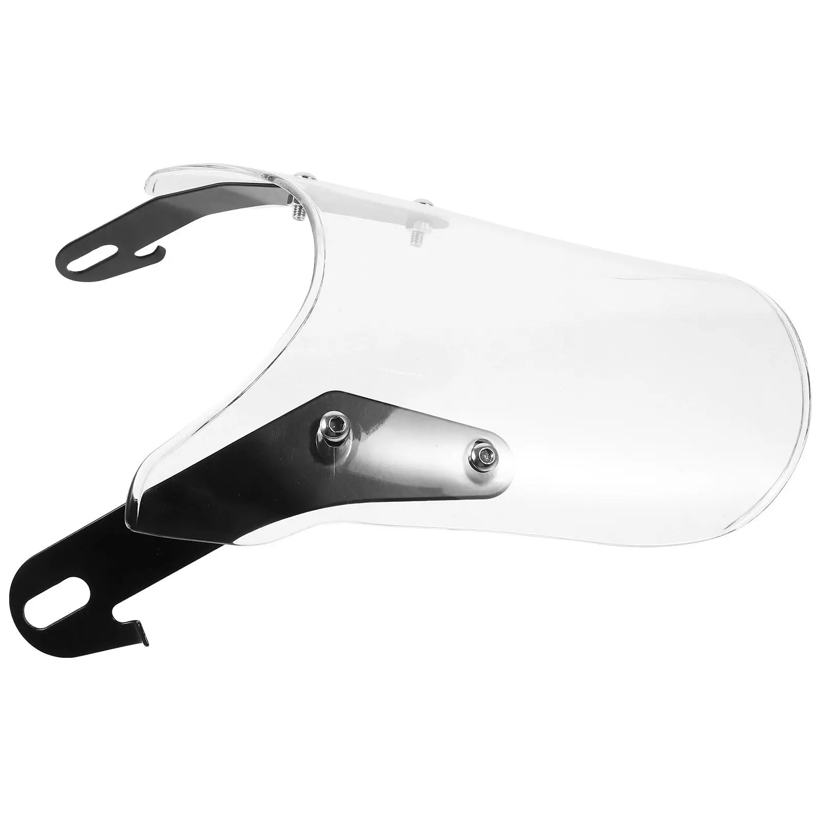 

Universal Motorcycle Windshield for All Bikes Vintage Style Pc and Metal Construction Wind Resistance Comfortable Ride