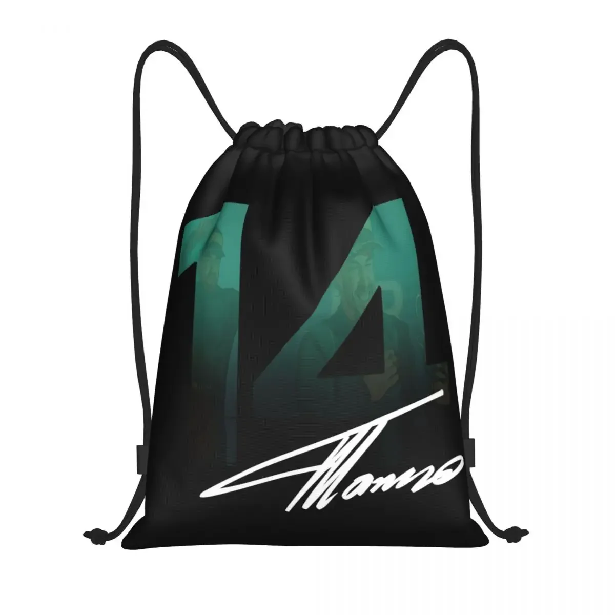 Custom Alonso Motorcycle Race Drawstring Bags Men Women Lightweight Fernando Sport Car Sports Gym Storage Backpack