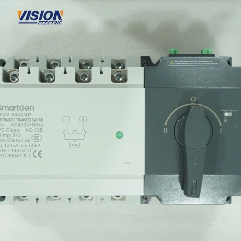 SmartGen Diesel Engine Part Auto Start Generator ATS Switch SGM-80A SGM-125A SGM-250A 63A 80A 125A 250A 4P SGQ800A 3P