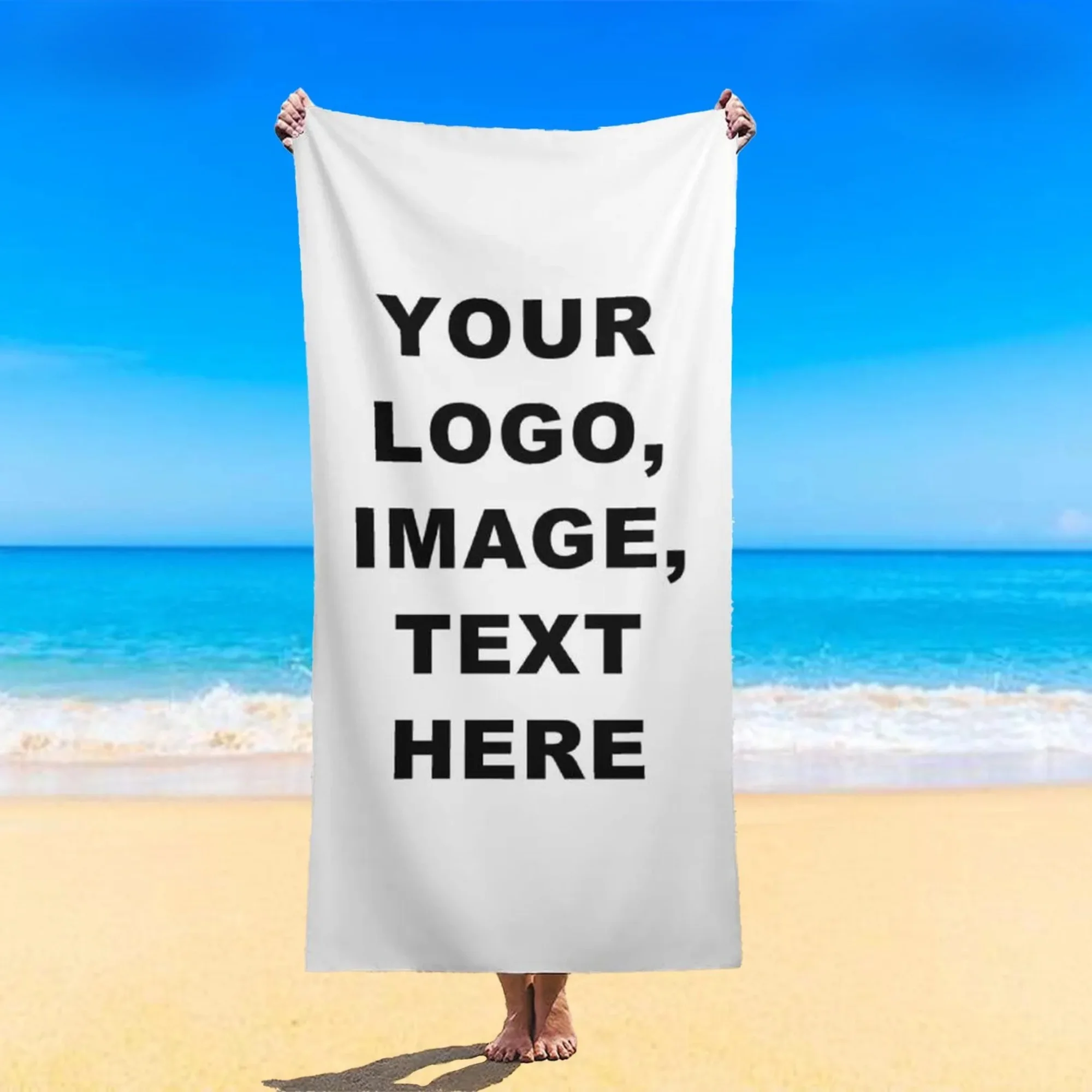 

Custom Beach Towel of Photo Personalized Bath Towel Quick-drying Swimming Towel For Beach Swimming Outdoor Wholesale