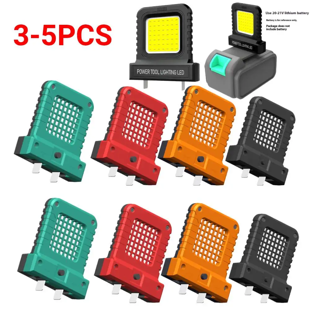 

3-5 шт. 14 Вт светодиодные детали электроинструмента, литиевая батарея, рабочие фары, супер яркий прожектор для ремонта гаражных автомобилей для Makita для Milwaukee