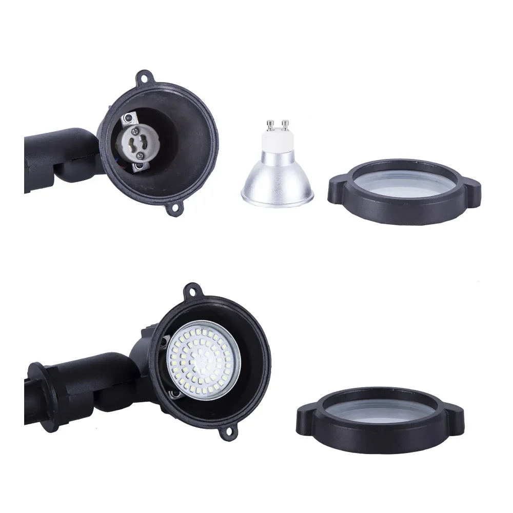 Die-casting IP65 LED Spot Light with GU10 Bulb for Garden Pathway Lighting