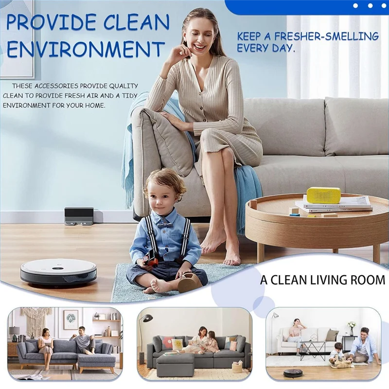 ABZA-For ECOVACS DEEBOT T30s / T30s كومبو جهاز آلي لتنظيف الأتربة فرشاة جانبية رئيسية فلتر Hepa ممسحة أكياس الغبار القماش أجزاء