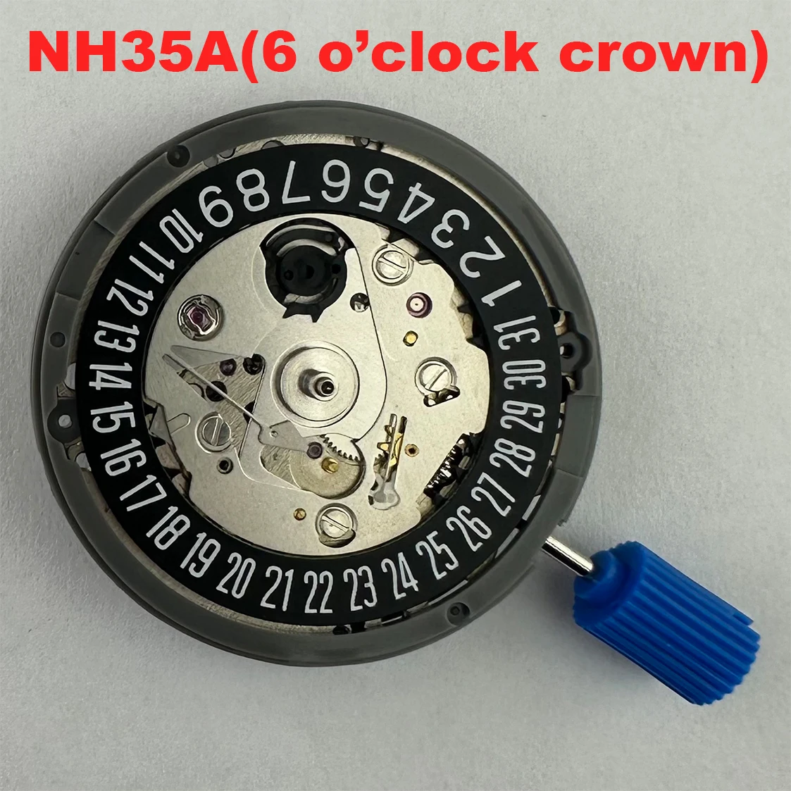 NH35A Mechanical movement at 6 o'clock NH35 White calendar wheel Self-winding high-precision movement Customised tourbillon logo