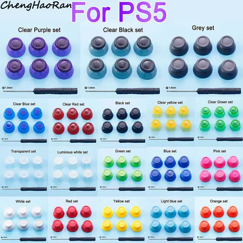 1 Set For PS5 Thumbstick Grip Cap For PlayStation 5 3D Analog Joystick…