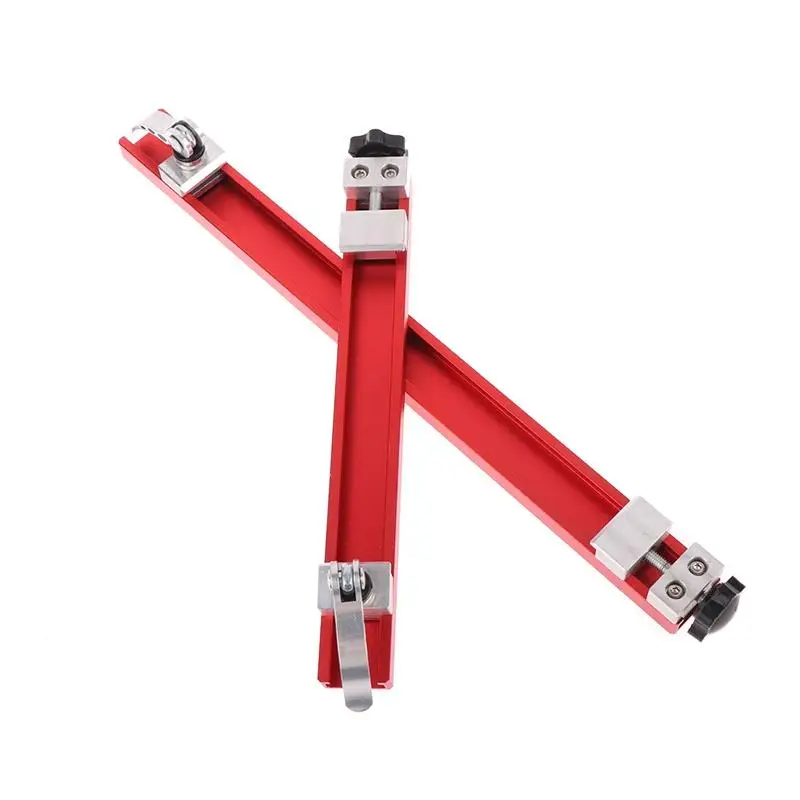 

Red 24/36cm Adjustable Circular Saw Track Guide Aluminium Alloy Cutting Machine Cushion Base Plate Woodworking Cutting Tools