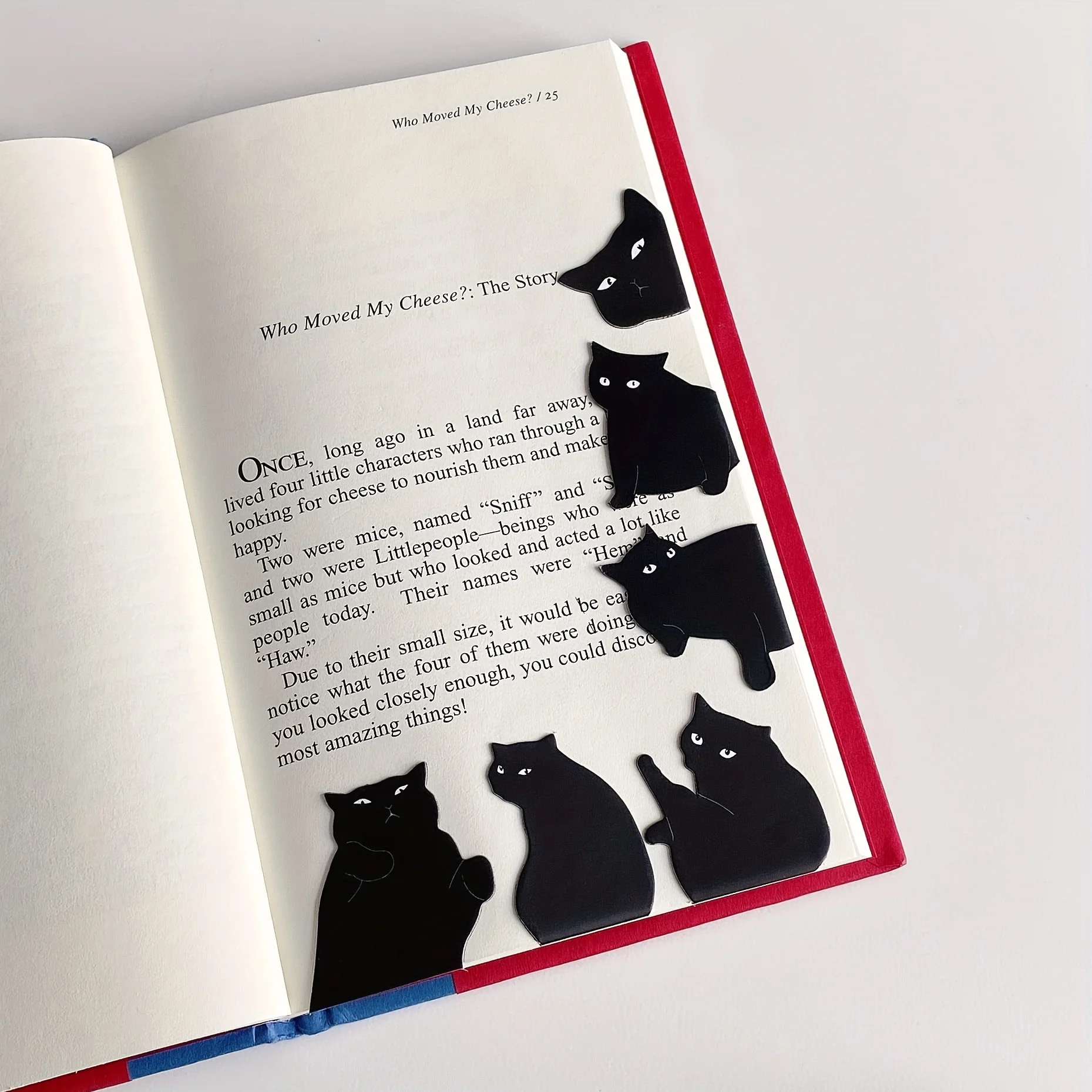 12/24 Pcs Magnetic Bookmarks For Book Lovers Cute Cat Kawaii Bookmark Christmas Gifts For School Office Reading Assistance Tools