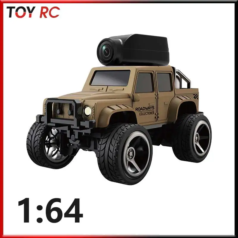 

Kf32 Rc Camera Car Mini 1 64 Scale Climbing Off Road Truck Remote Control Car Portable Desktop Multi Terrain Hobby For Adult