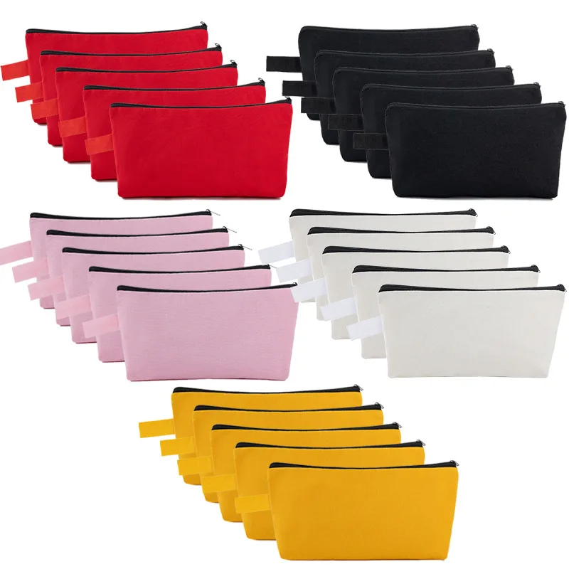 100Pcs/Lot Creative Blank Colorful Large Zipper Bag Storage Handbag Sail Bag Pen Bag Makeup Bag Wholesale
