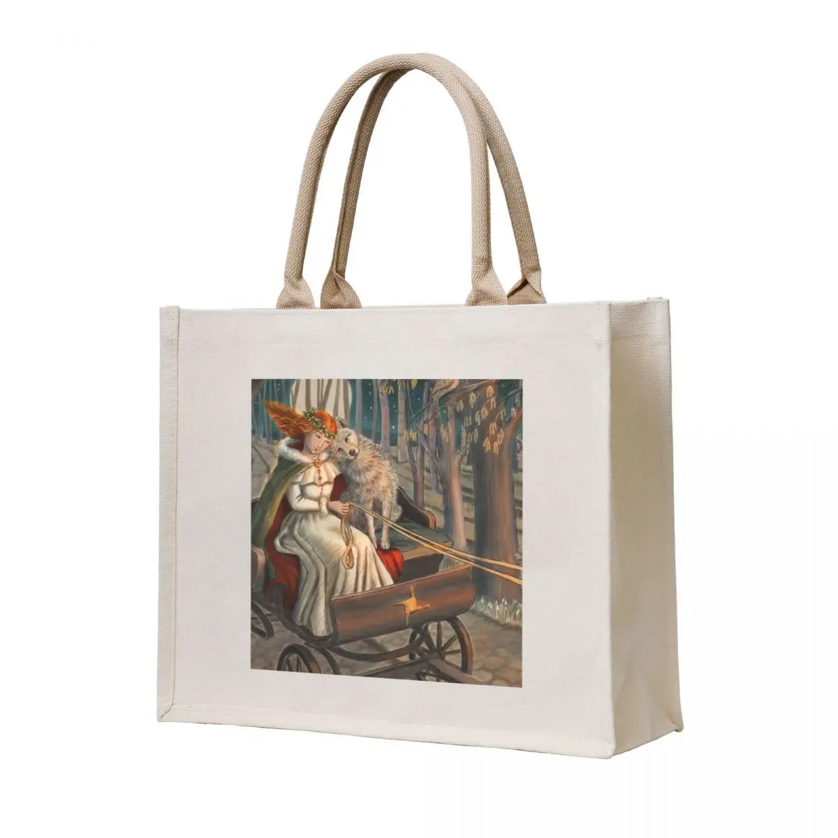 

Brigid and the Wolf Tote Bag reusable shopping bag Gift bag tote screen